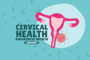 Cervical Health Awareness Month graphic