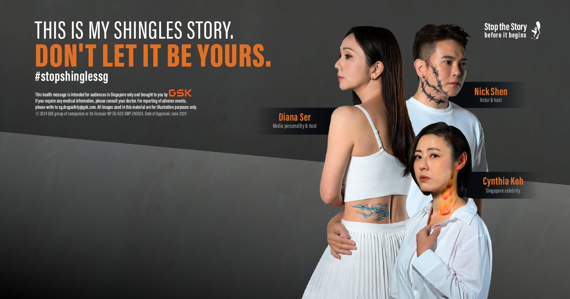 GSK Shingles Awareness Week Poster 2024