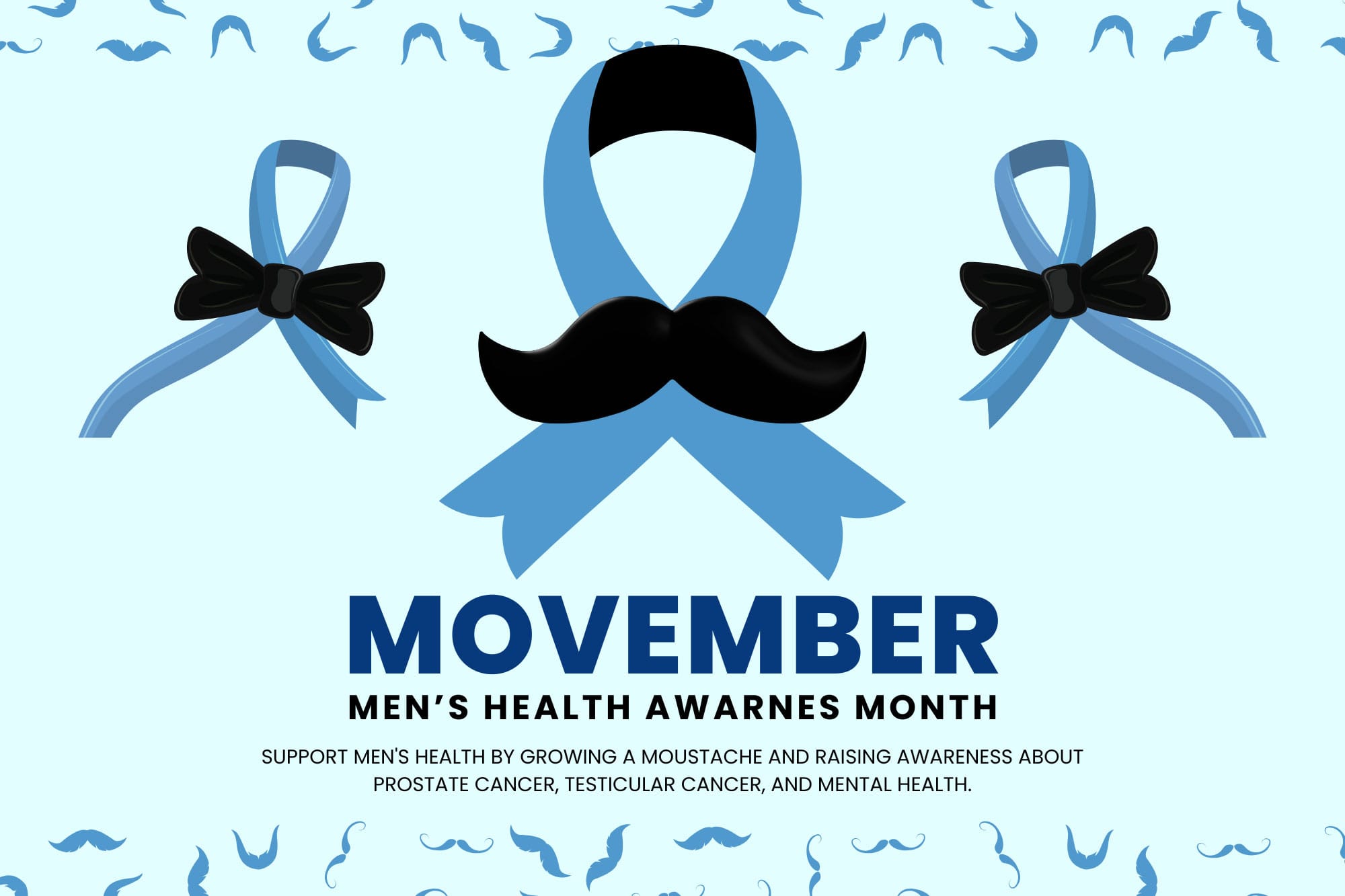 Movember Mens Health Awareness Month