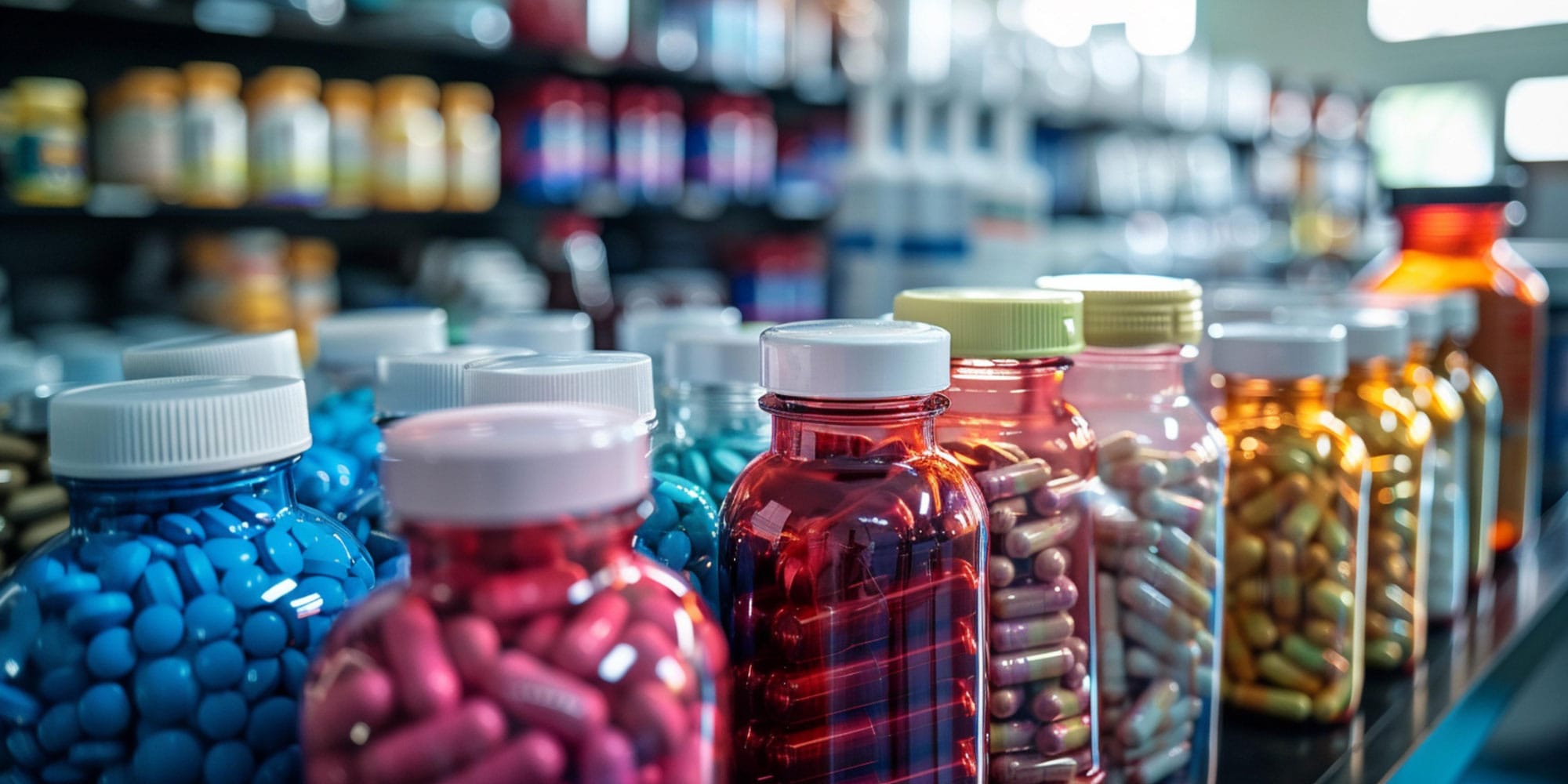 Genetic Testing for Medications Parmacy Doctor Medication Bottles Image