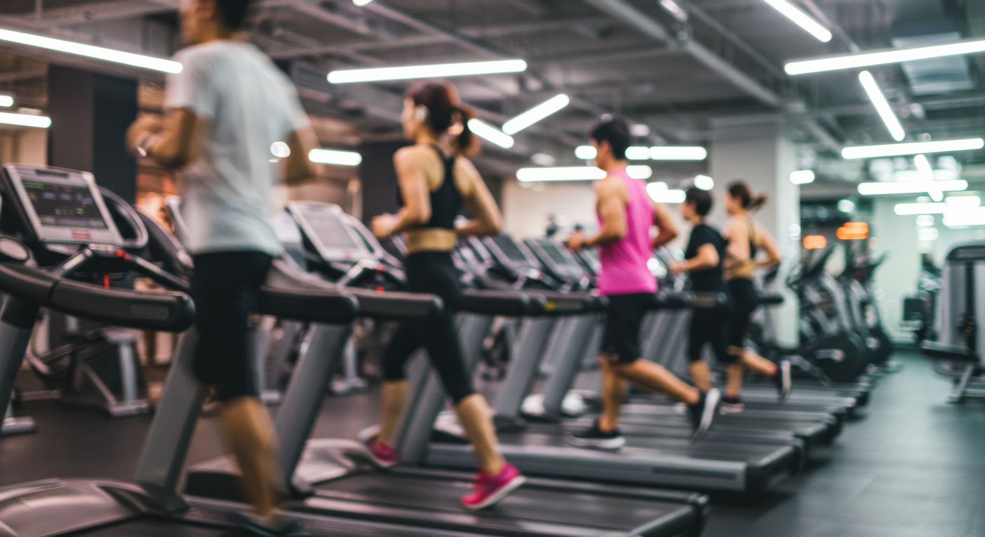 Weight Loss active gym scene with athletes