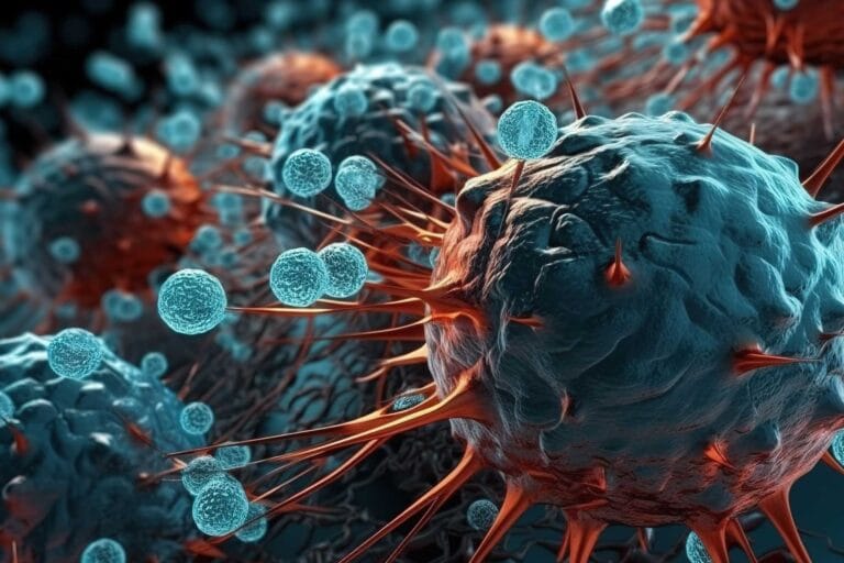 Cancer Cell Graphic Render